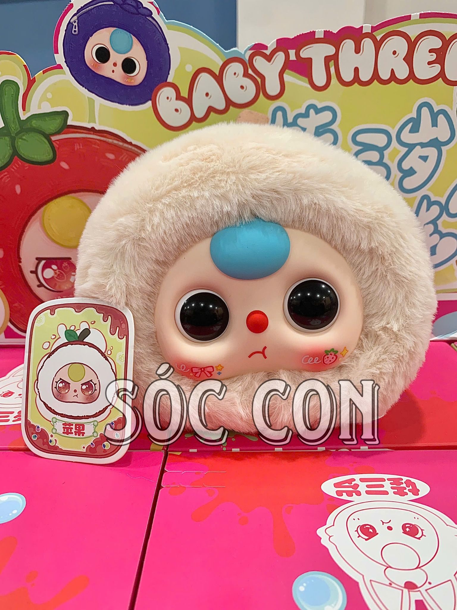 BLINDBOX BABY THREE ( bé 3 ) Baby Three Trái Cây ver Zipper ( hàng có sẵn )
