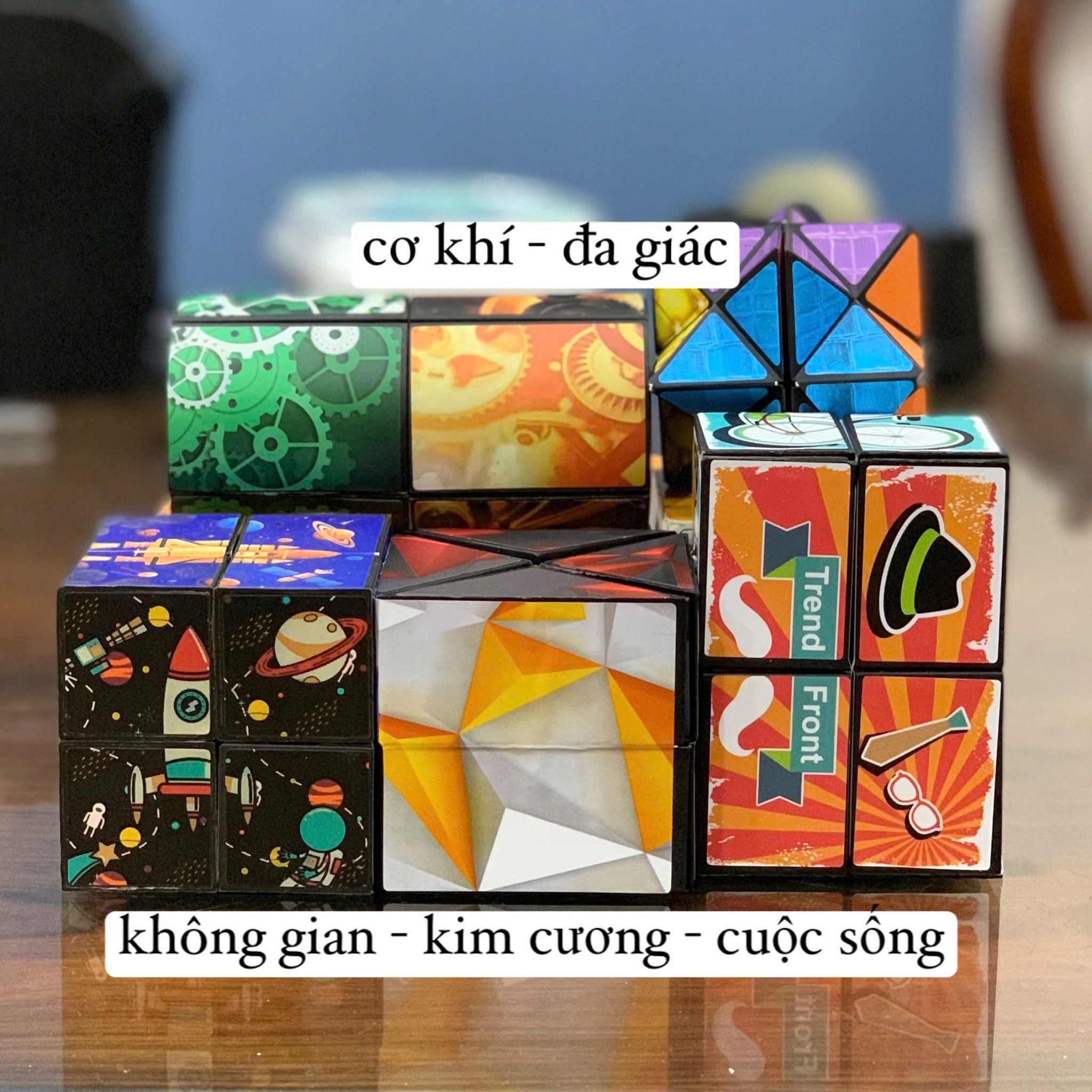 Rubik biến thể 3D - Khối rubik nhiều mẫu Magic Cube
