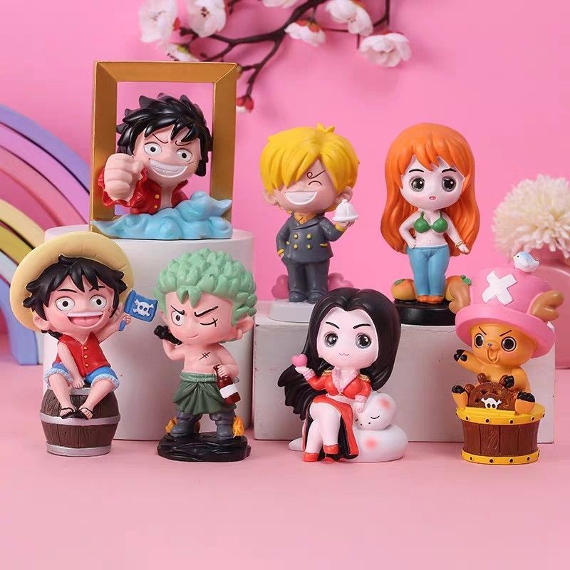 Hộp mù Blindbox: Set 6_ ONEPIECE Đảo Hải Tặc , 3+ages, No. M057 ( có lẻ )
