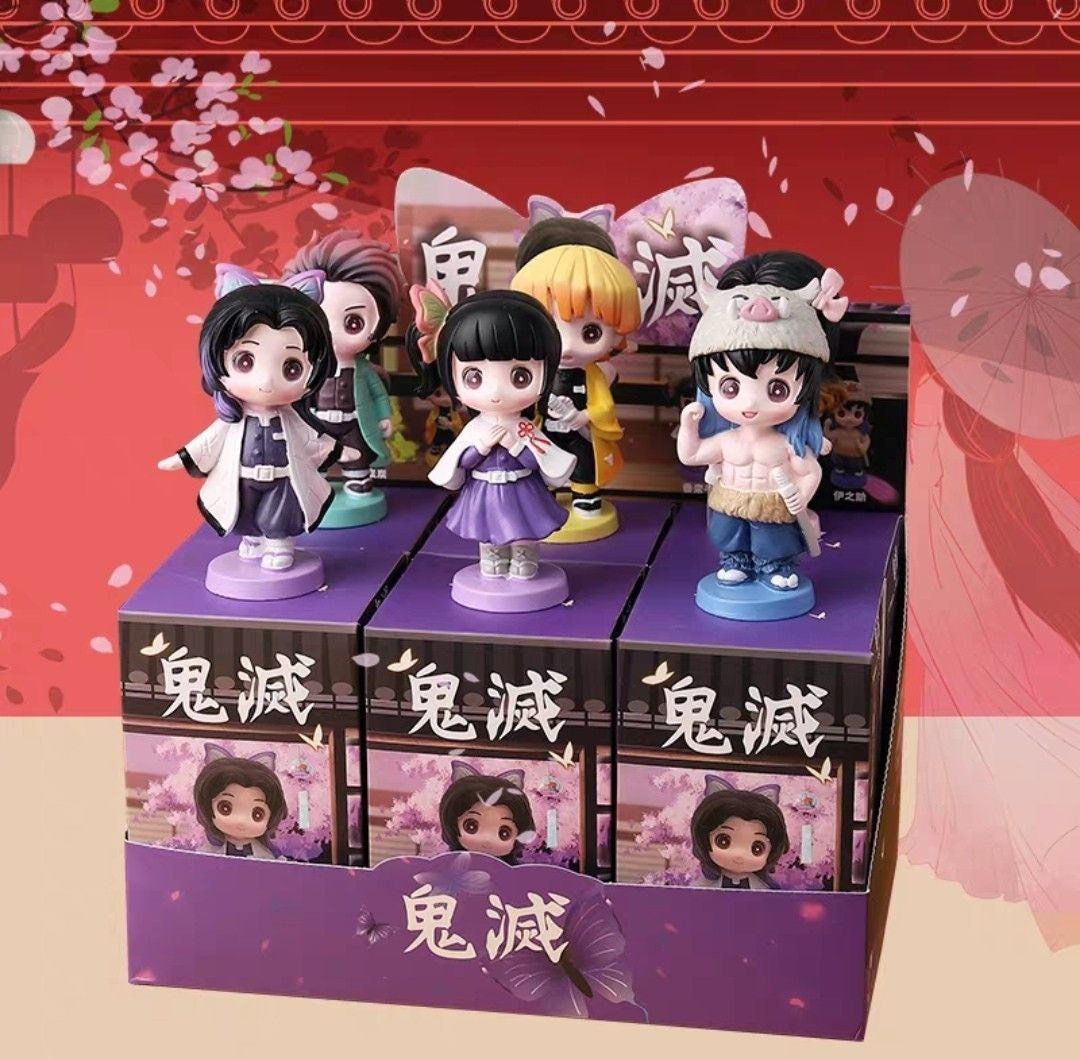 Hộp mù Blindbox: Set 6_Thanh gươm diệt quỷ, 3+ages, No.M035 ( có lẻ )