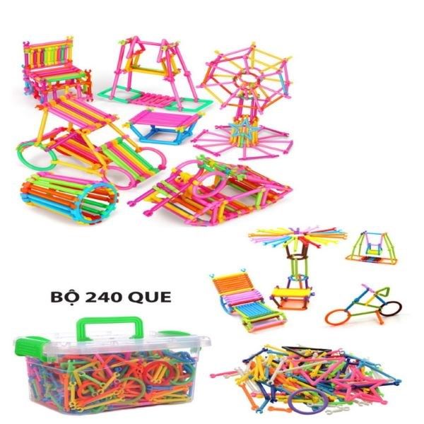 Bộ xếp hình que - 240 que BS1009C