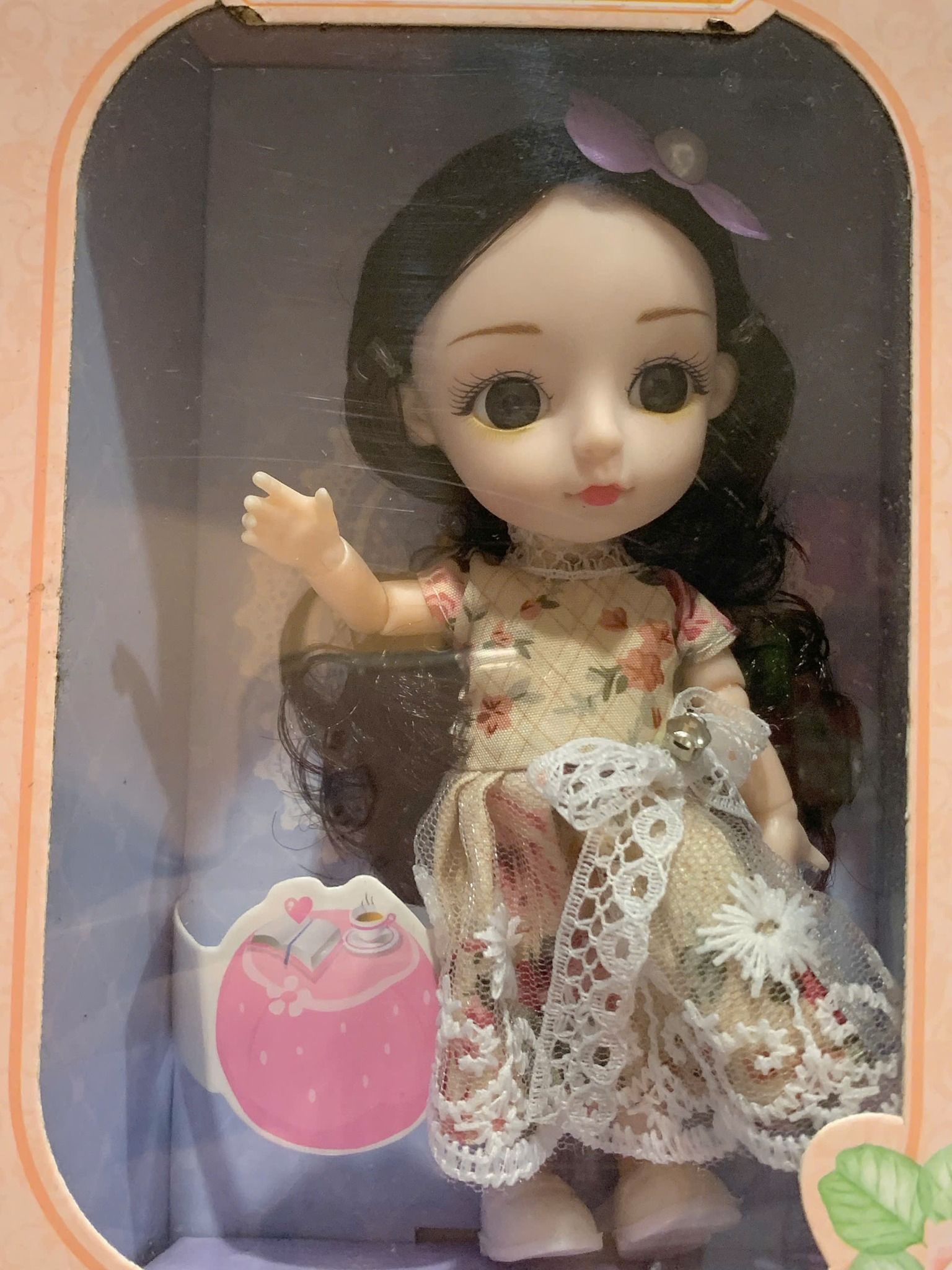 Đồ chơi nhập vai : Hộp búp bê baby 6C khớp (Sophia, Yilisa, Luoyite, Diana, Chris, Xindina), 3ages, No. 68073