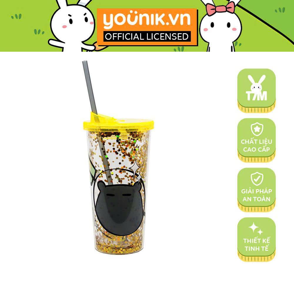Ly Ống Hút Hai Lớp Gấu Aka - Thỏ Bảy Màu