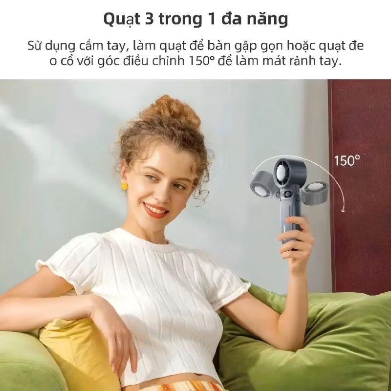 Quạt Mini Cầm Tay A228 - Thiết Kế Nhỏ Gọn, Làm Mát Siêu Nhanh
