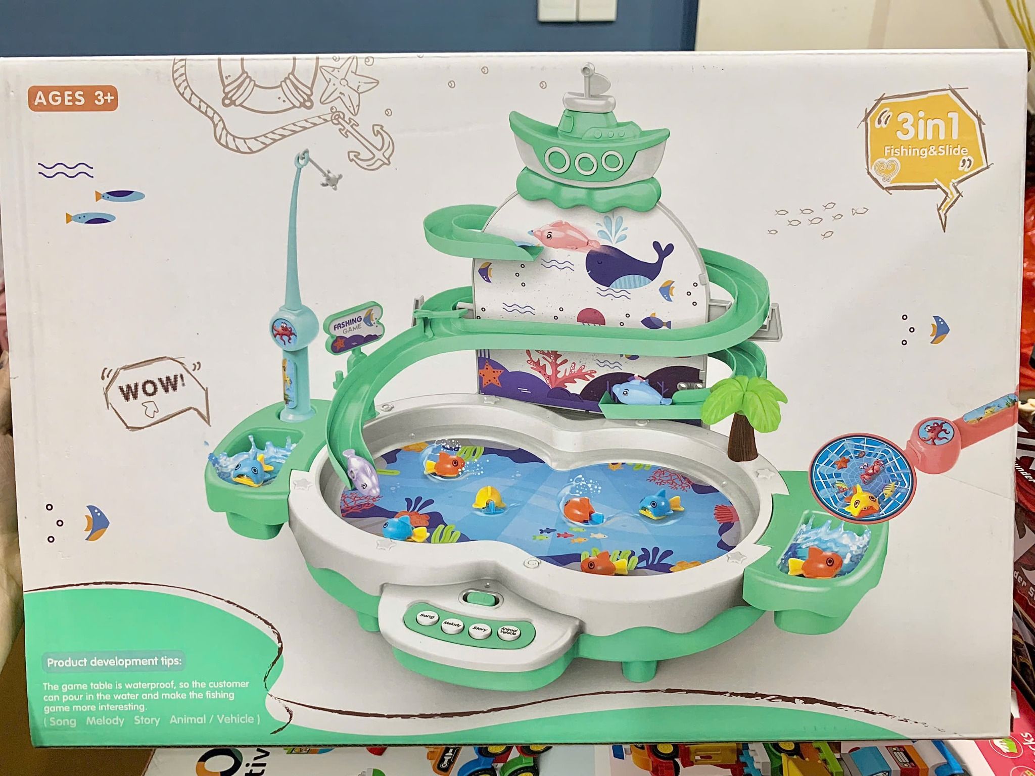 Đồ chơi vận động : Fishing Hero - Bộ Đồ Chơi Câu Cá 3 Trong 1, 3ages+, No. 1567-9C