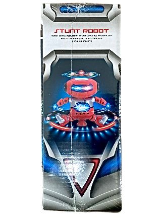 Robot nhảy vui nhộn - màu đỏ ( xoay 360 độ, có đèn, nhạc )