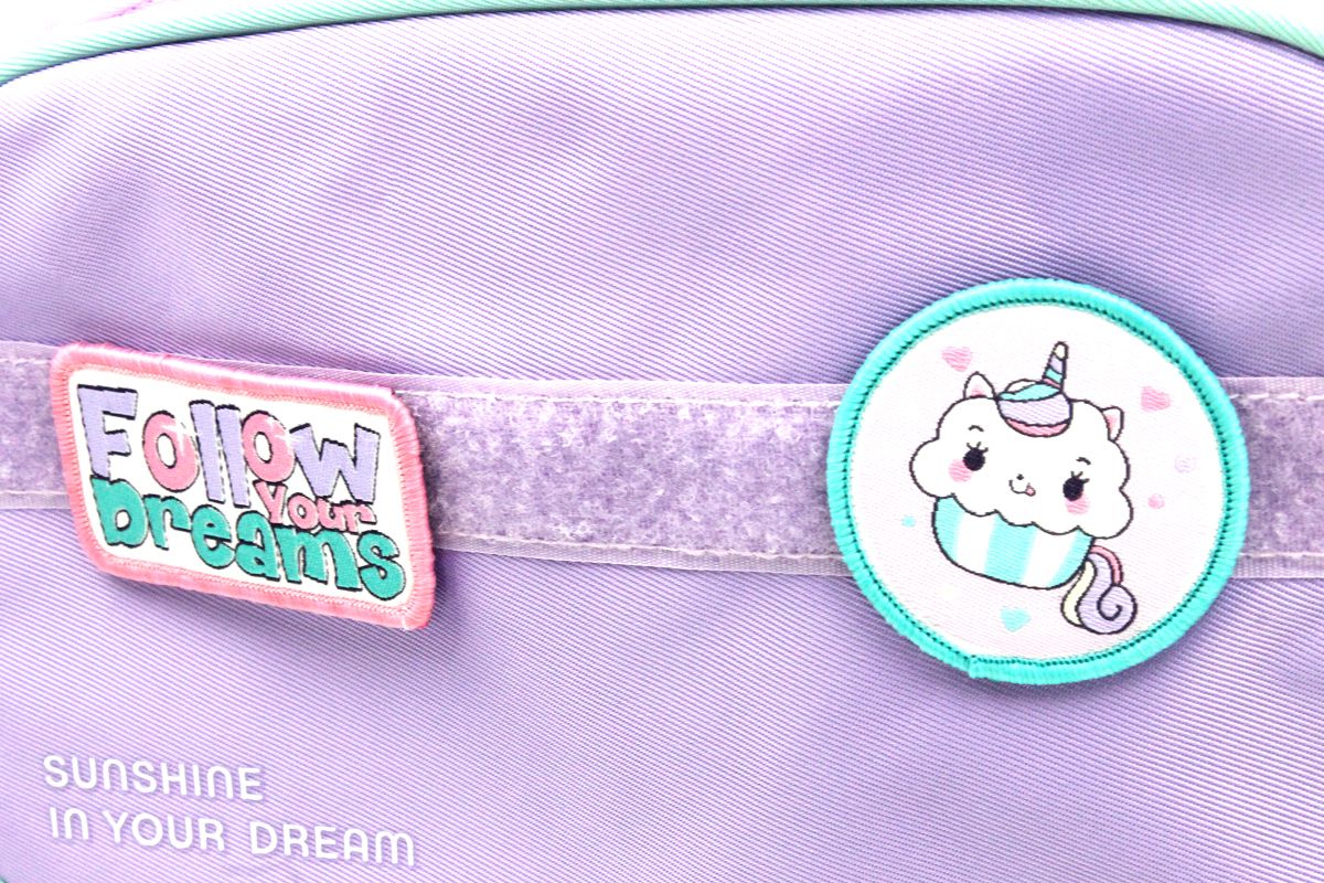 Elv_2023 Ba lô học sinh chống gù Dream Tím SUN EIGHT