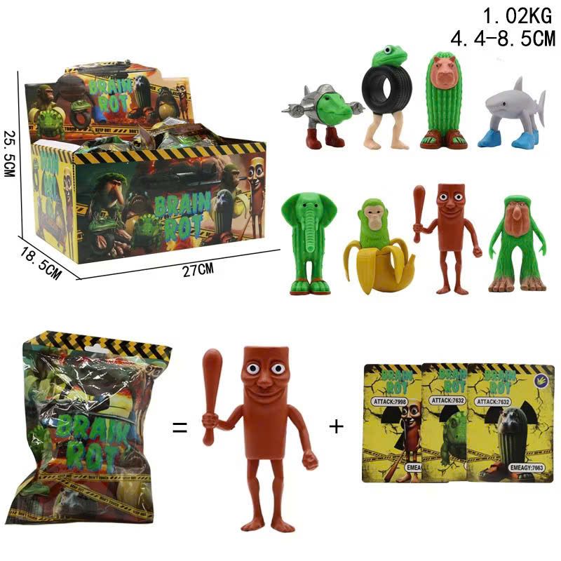 BLINDBAG : Lẻ 1 túi mù Tung Tung Sahur mô hình các nhân vật Brainrot