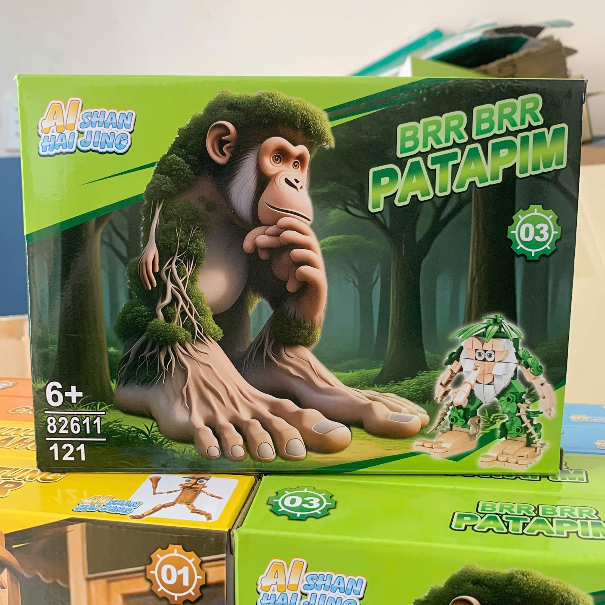 Đồ chơi mô hình : Bộ lắp ráp Brianrot 4 mẫu , 6ages+, No. 82611