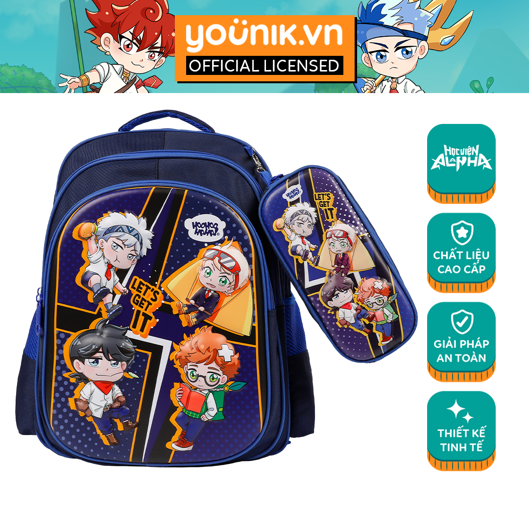 Balo EVA 2in1 Học Viện Alpha Power Cobalt