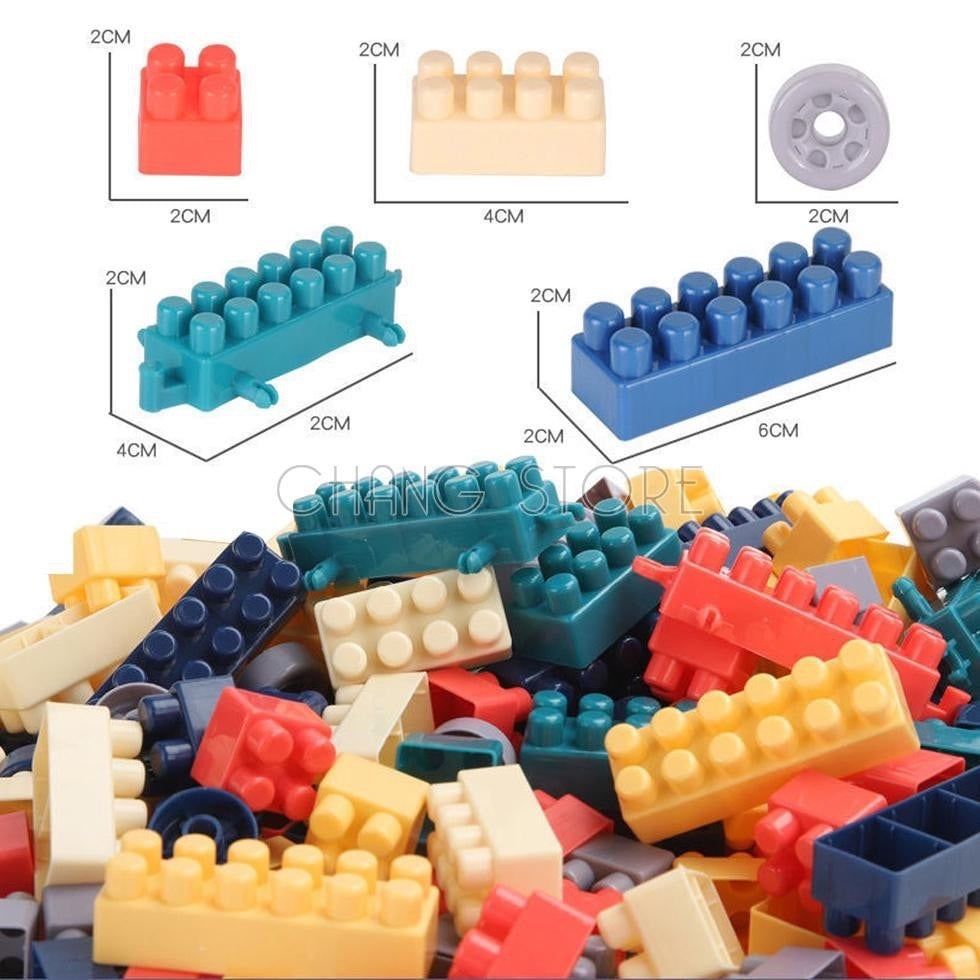 Đồ chơi giáo dục: bộ lắp ráp 520 chi tiết (Building Block Park) 3Ages+ No.11037