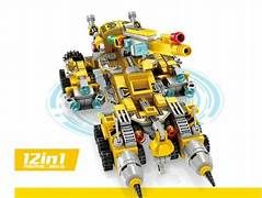 Bộ lắp ráp 12 trong 1: xe tăng chiến đấu