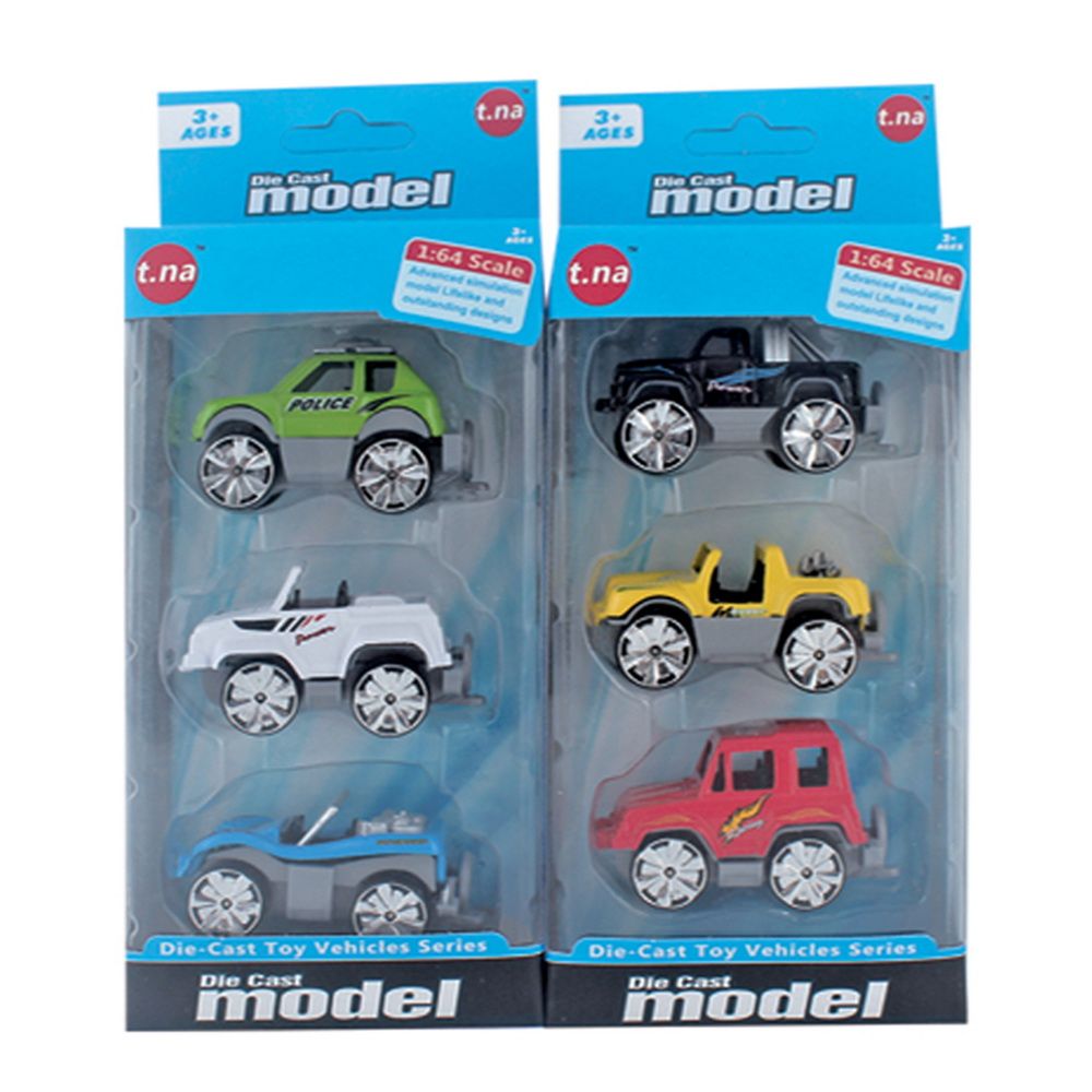 Bộ 3 xe địa hình mô hình kim loại (1:64)