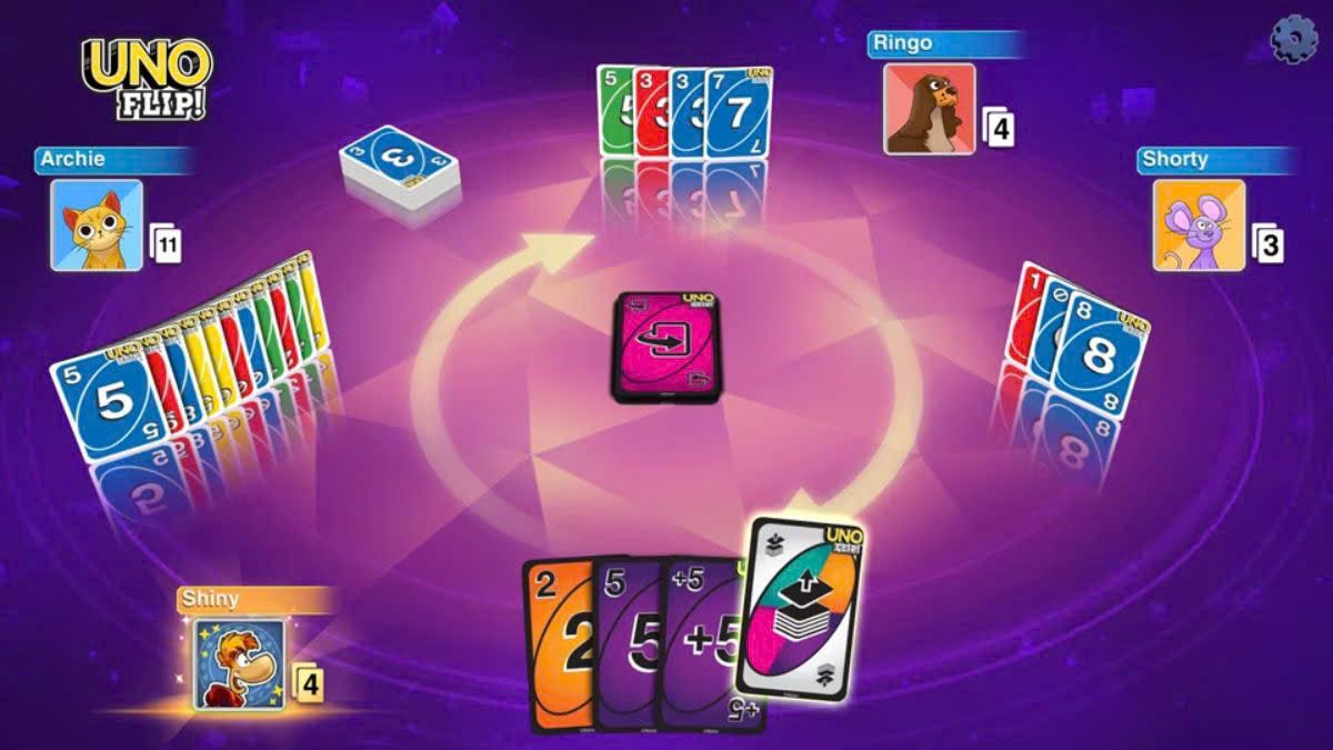 Đồ chơi trí tuệ: Bài UNO FLIP! THE DECK CHANGE THE GAME (Double Sided Cards), 7ages+ (2-10pers), Model GDR44