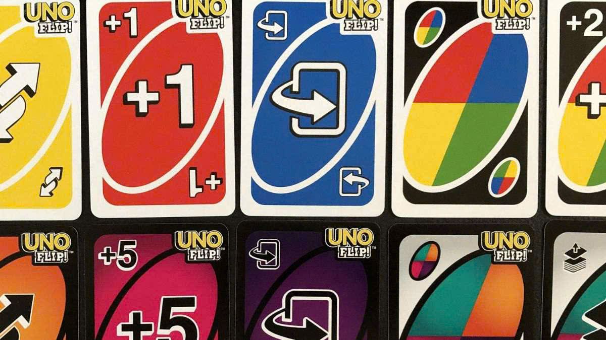 Đồ chơi trí tuệ: Bài UNO FLIP! THE DECK CHANGE THE GAME (Double Sided Cards), 7ages+ (2-10pers), Model GDR44