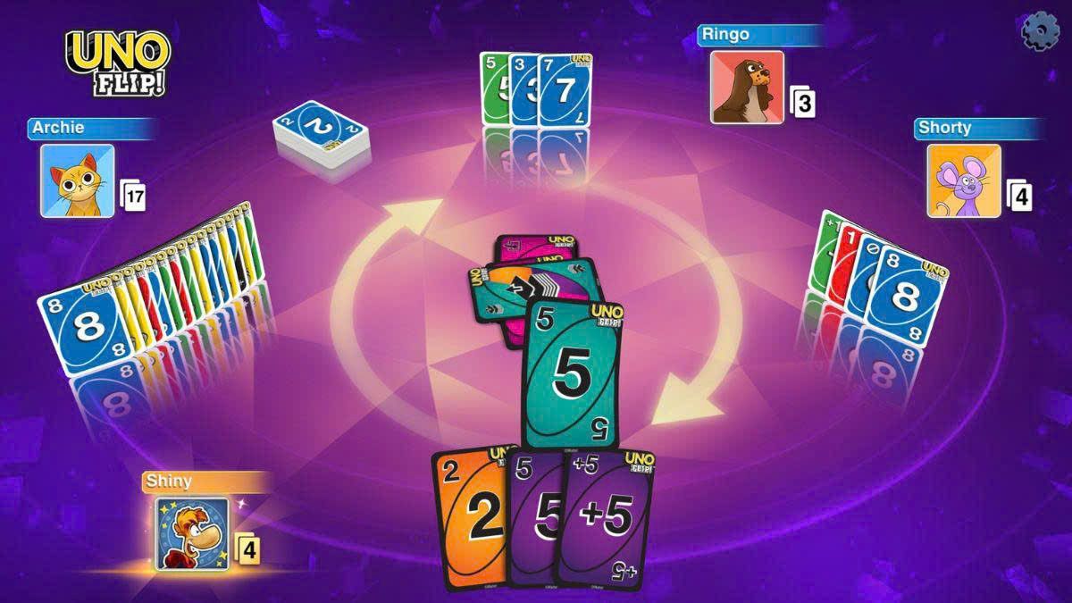 Đồ chơi trí tuệ: Bài UNO FLIP! THE DECK CHANGE THE GAME (Double Sided Cards), 7ages+ (2-10pers), Model GDR44