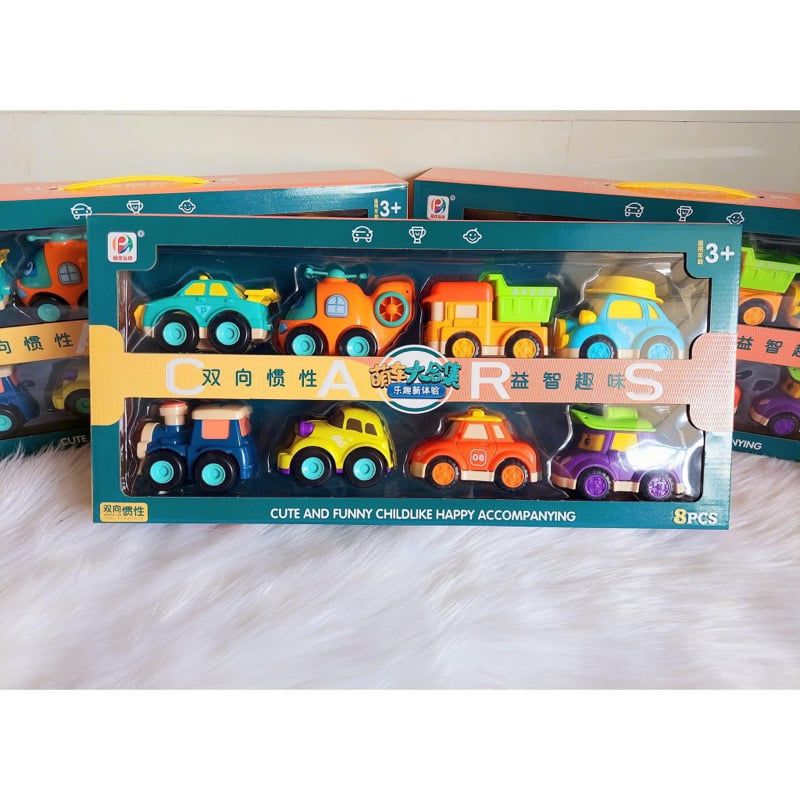 Set 8 xe ô tô Poli mã BJ660