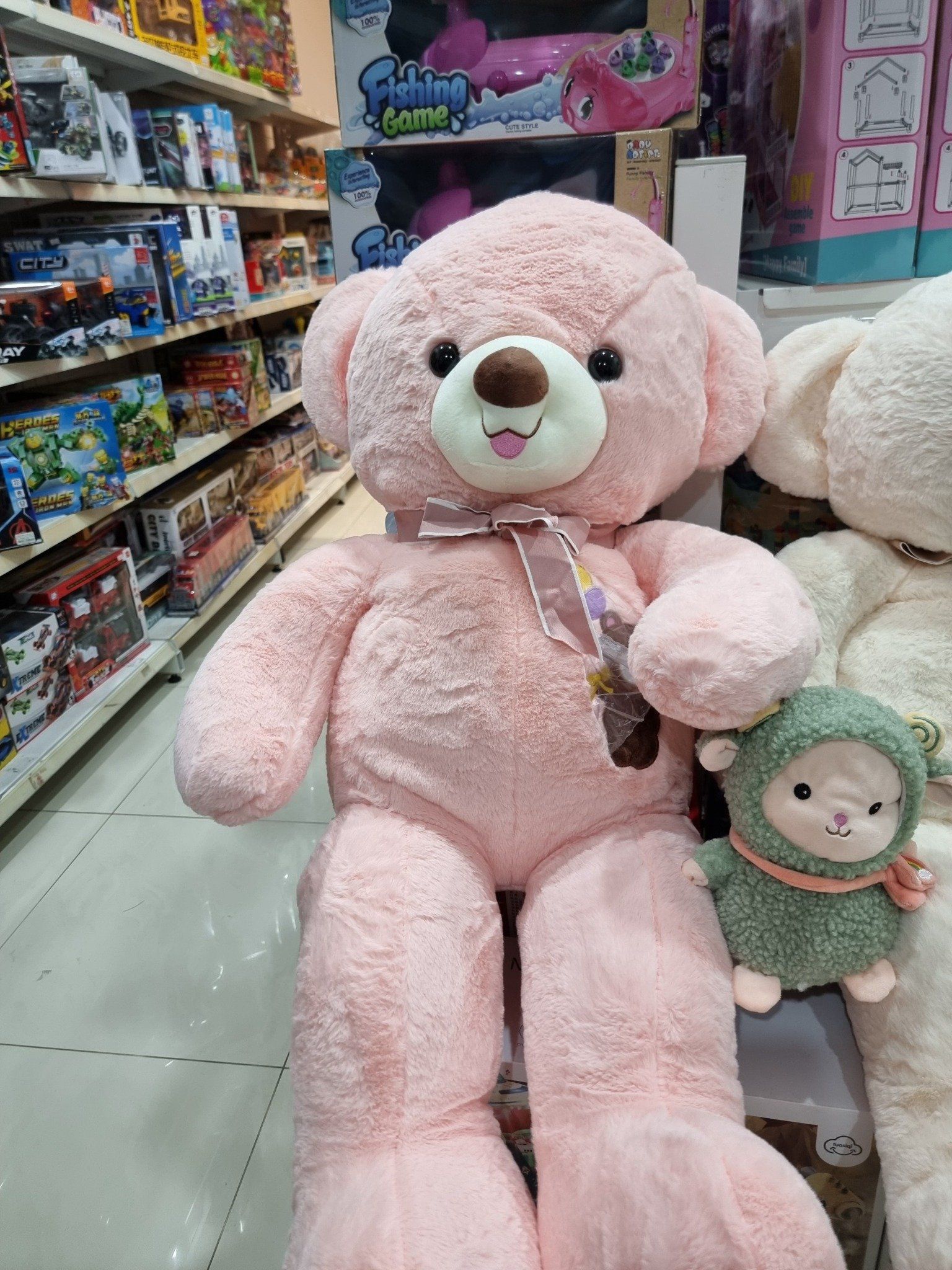Gấu bông nơ cu-te đáng yêu (bông loại I) size 1m