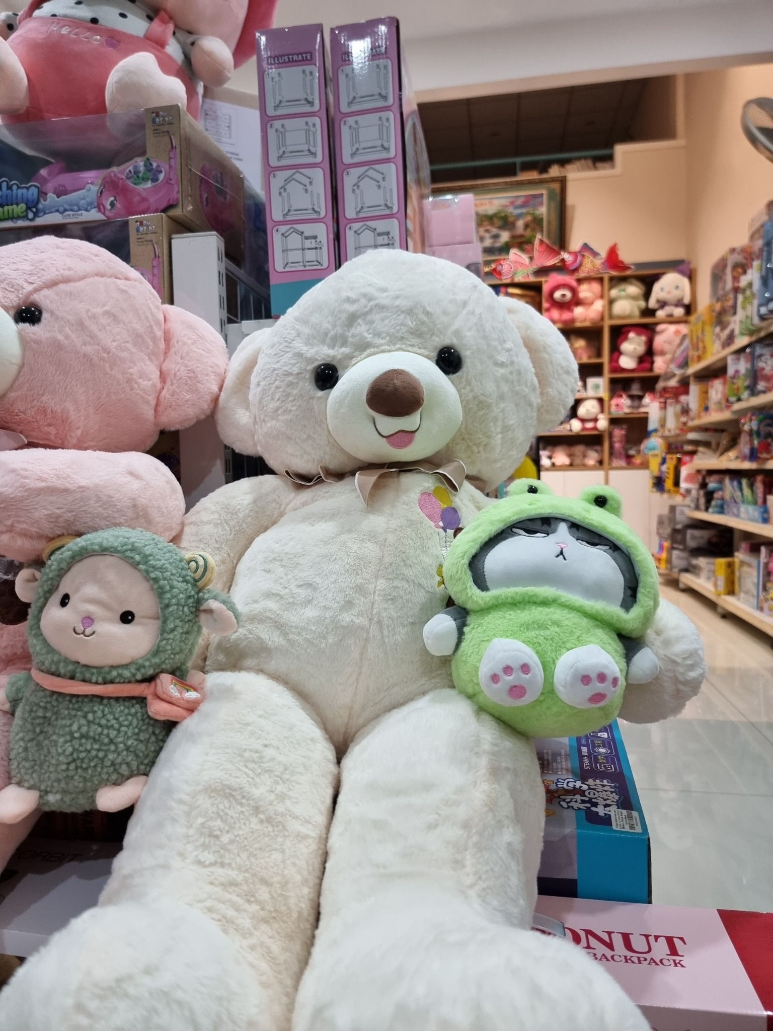Gấu bông nơ cu-te đáng yêu (bông loại I) size 1m
