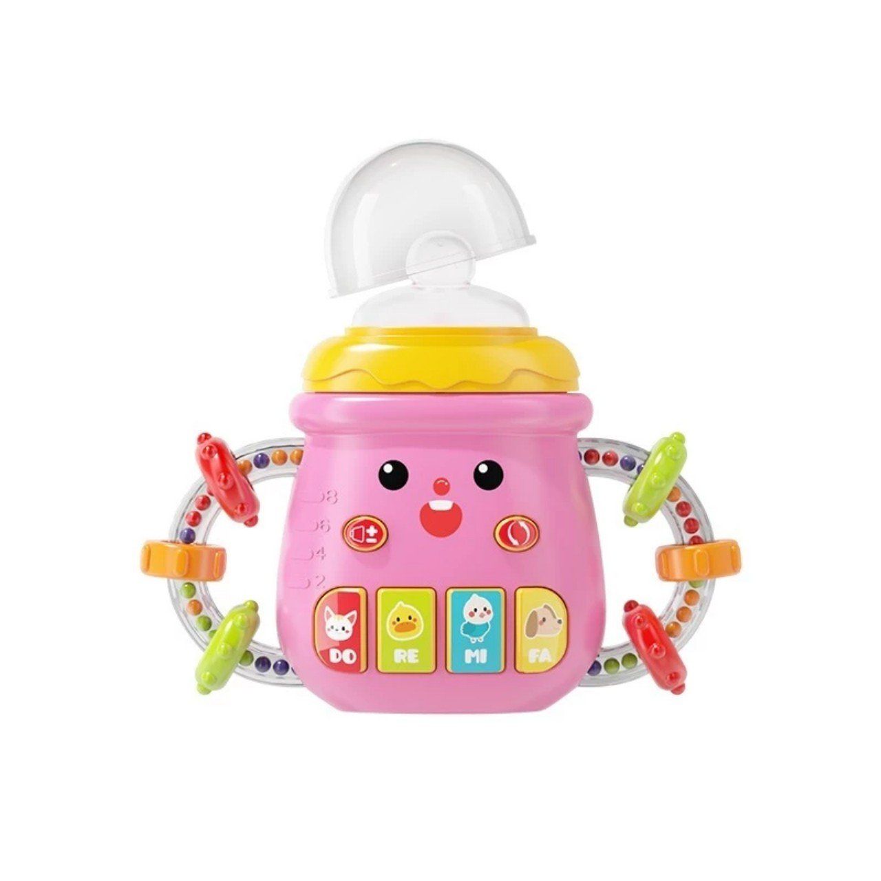 AIYINGLE _ Gậm nướu cho bé (Hình bình sữa -dùng pin) không độc hại (phù hợp cho bé trên 10 tháng tuổi) No. 668-234