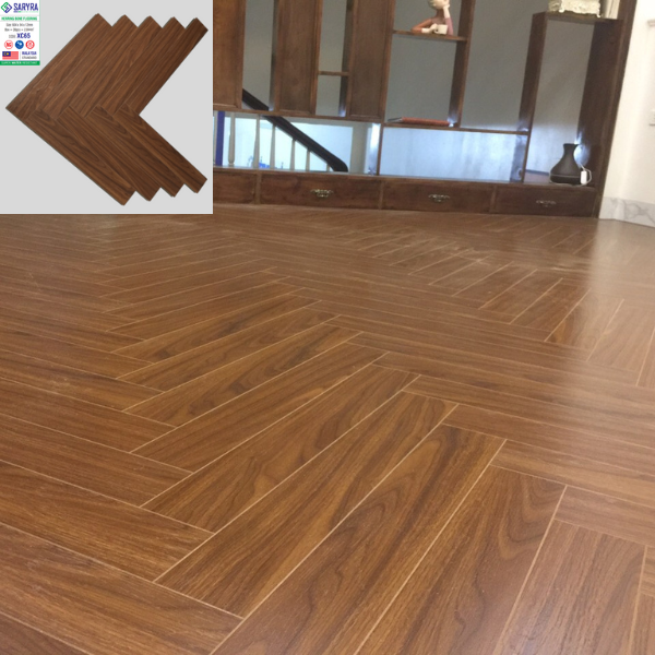 Sàn gỗ công nghiệp xương cá Saryra