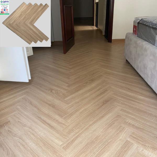 Sàn gỗ công nghiệp xương cá Saryra