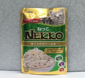  Pate Nekko mèo Jelly vị cá ngừ rắc thịt gà - 70g 