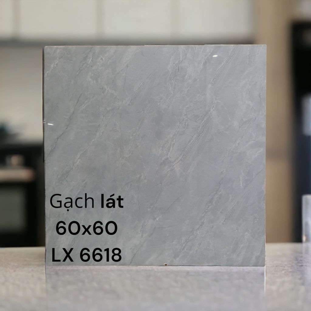 GACH LÁT 60X60 ; LX 6618; BÓNG KÍNH