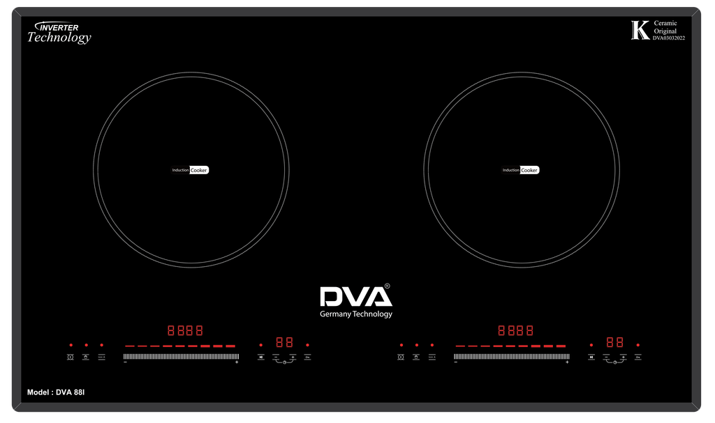 BẾP TỪ ĐÔI DVA 88I