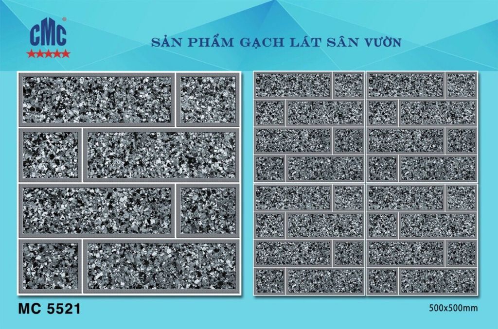 Gạch lát sân vườn 50X50 ;CM 5521