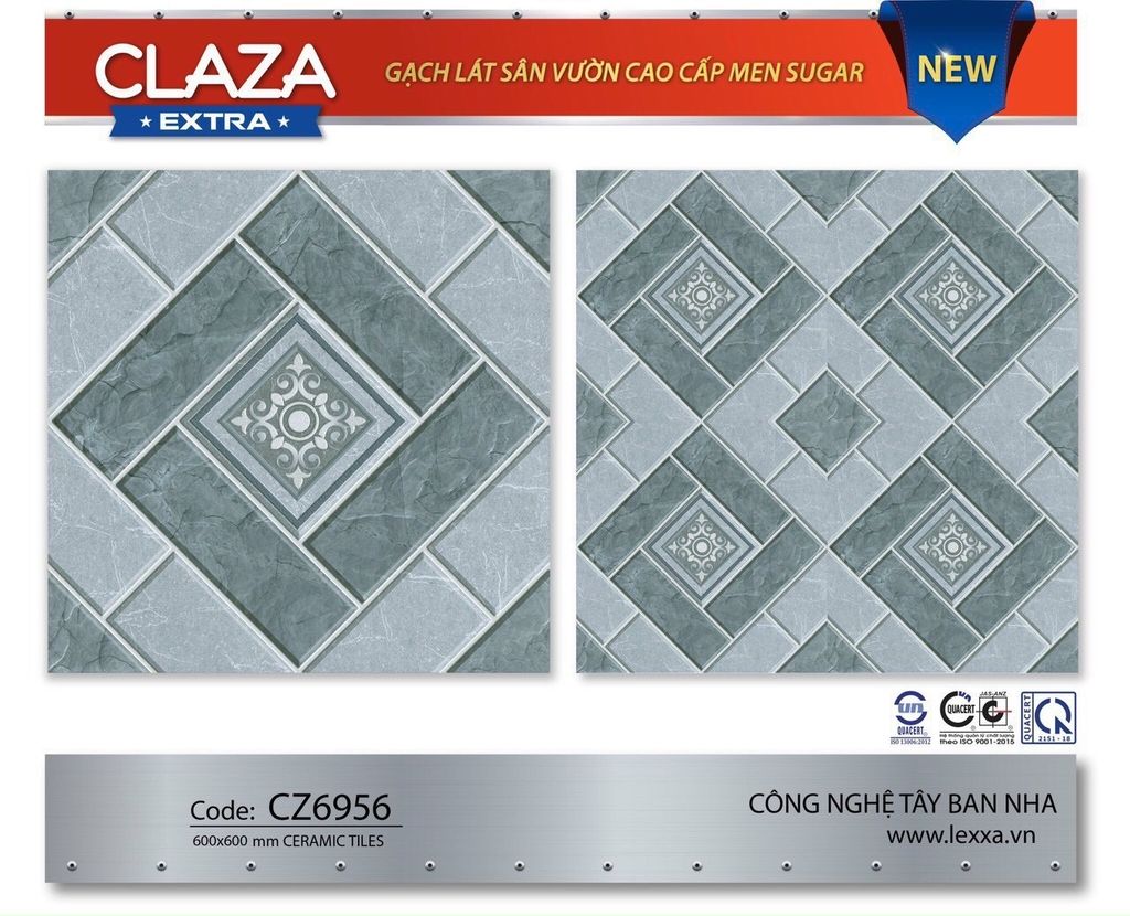 Gạch lát sân vườn 60X60; CZ 6956