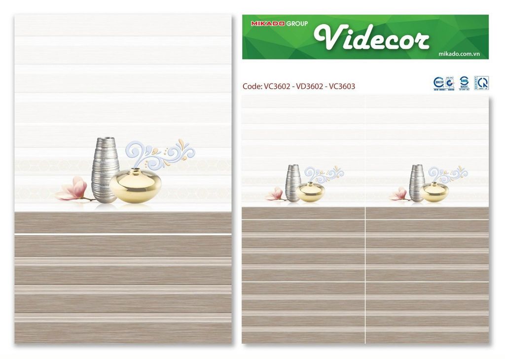 Gạch ốp tường 30x60; VC 3602