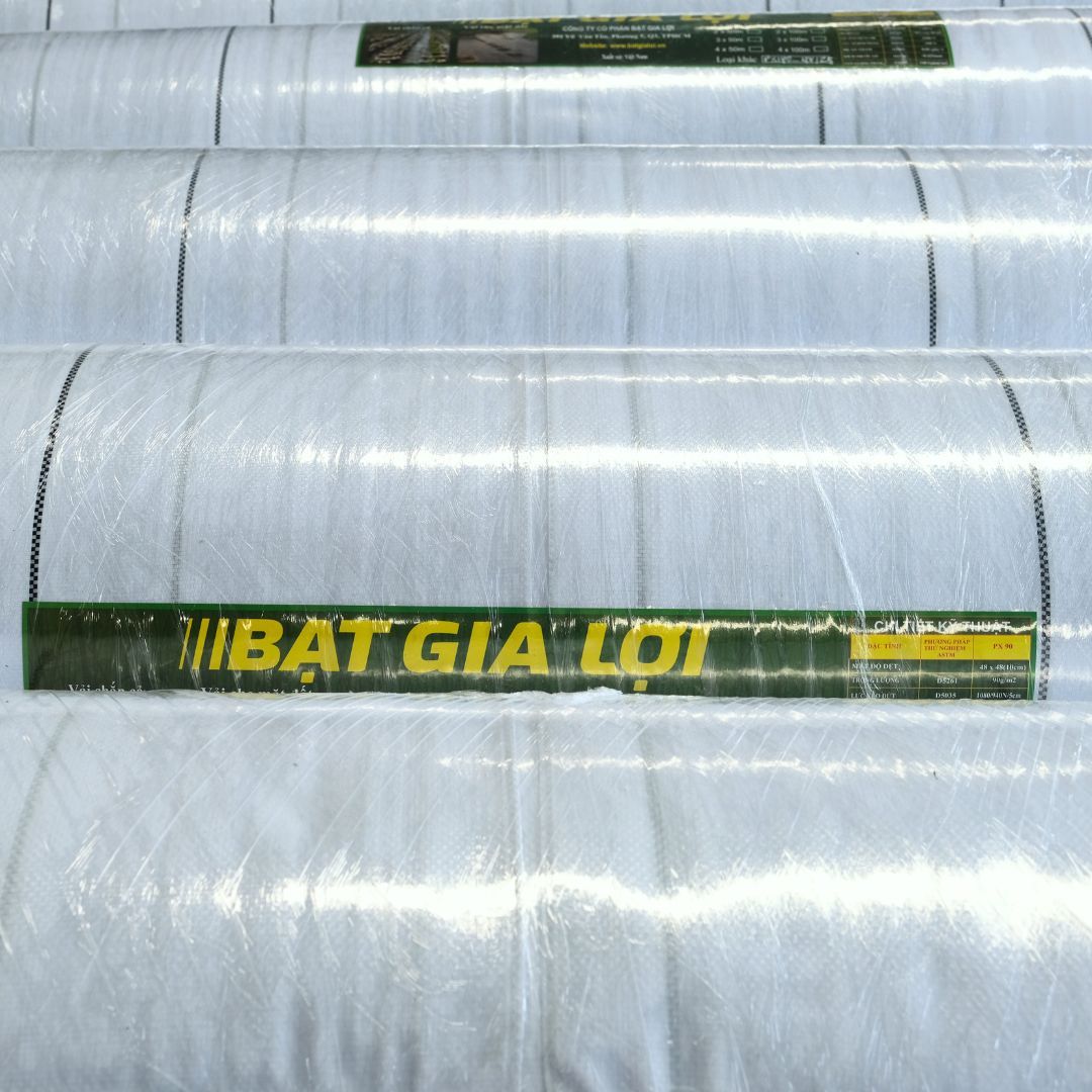 Bạt Trải Nền Nhà Kính PP 120gr/m2 Trắng - Tiêu Chuẩn Mỹ