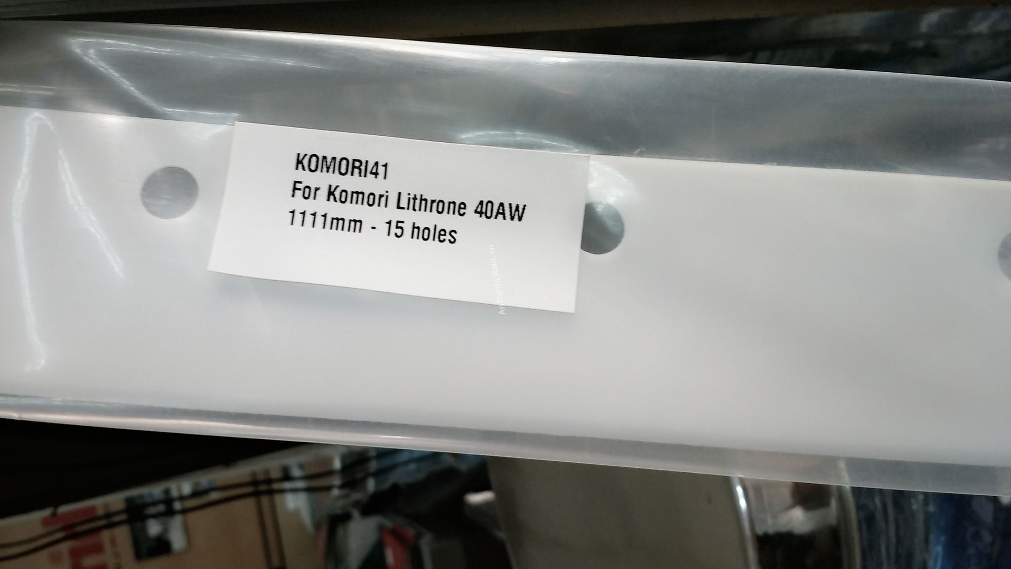 Lưỡi rửa máng mực nhựa trắng Komori 41