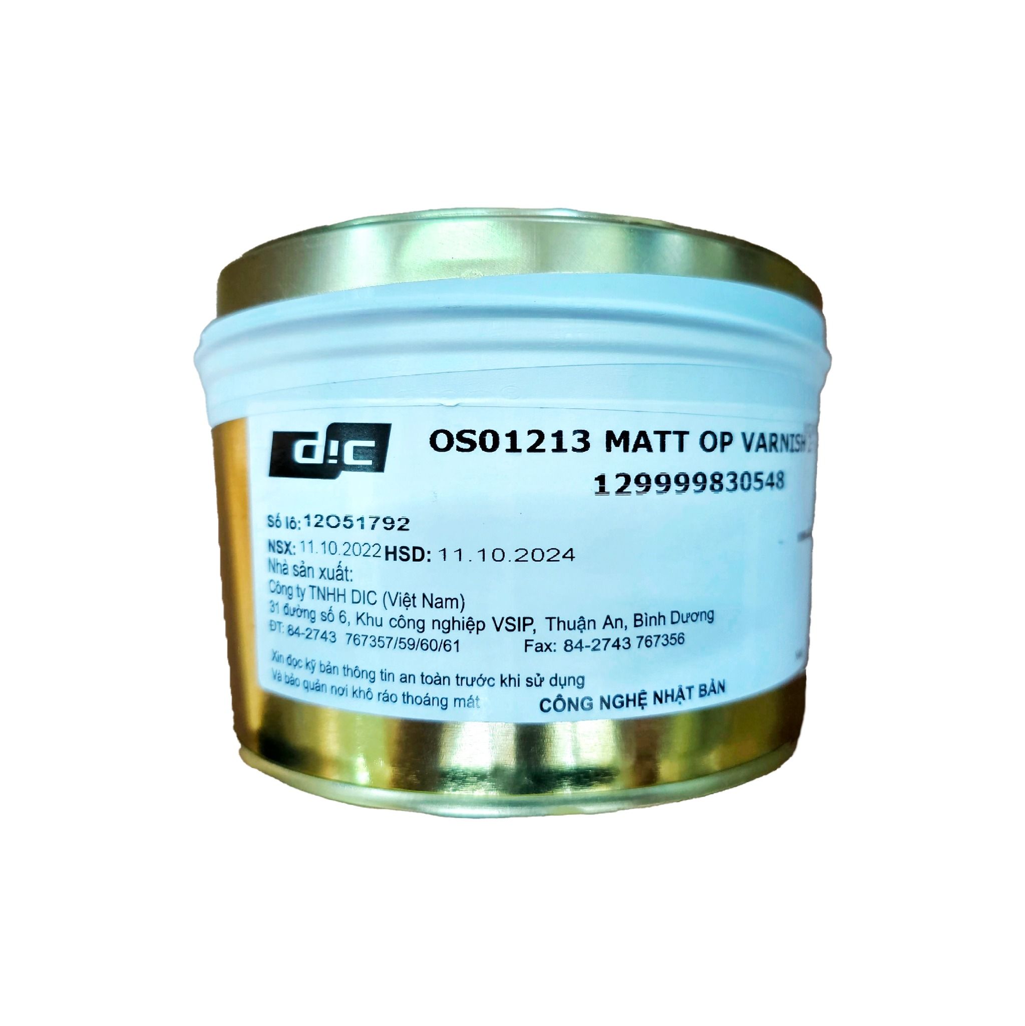 Mực Varnish DIC ( 0,9 kg/lon)