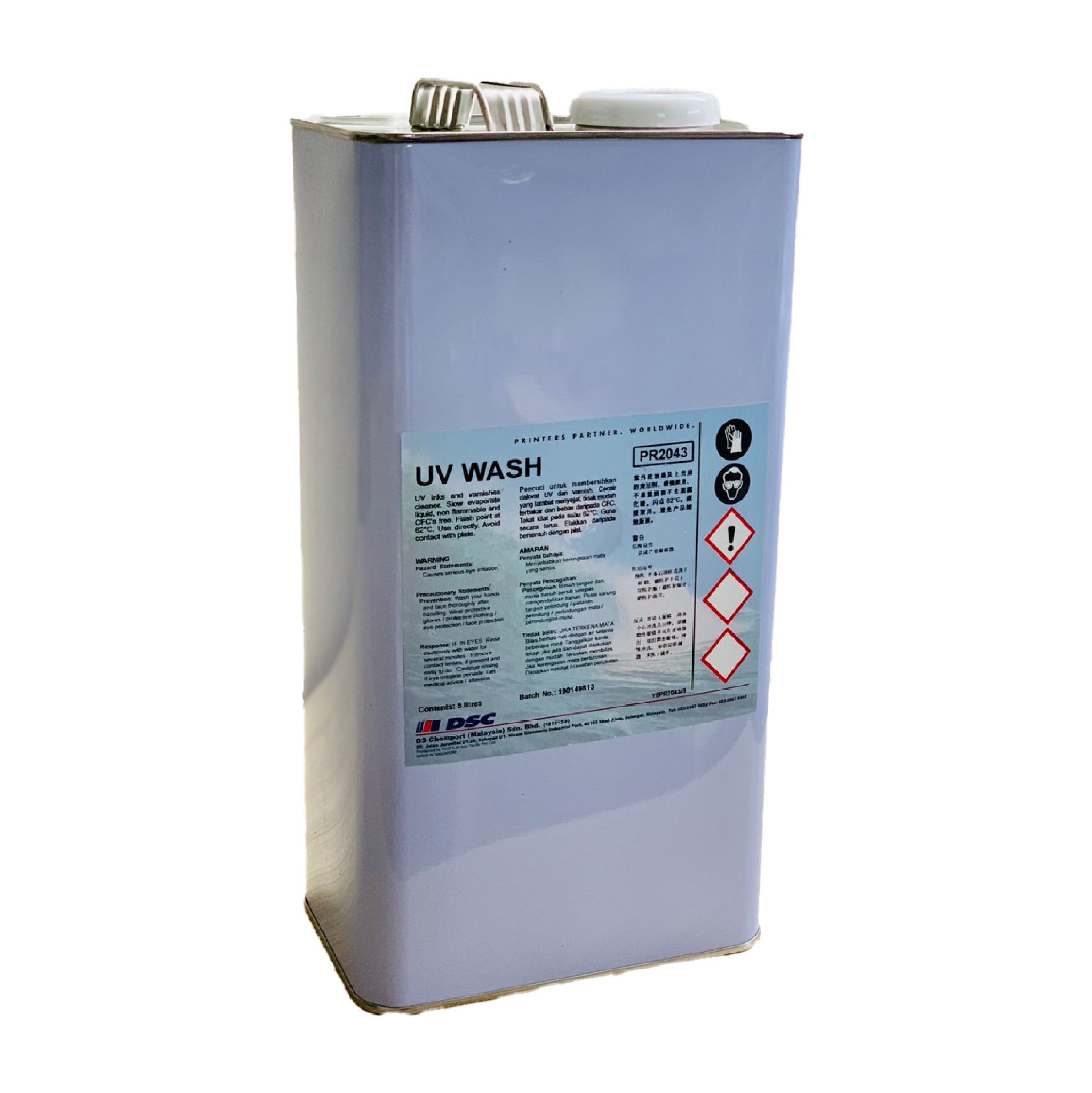 Dung dịch rửa lô & cao su in UV Wash - DSC
