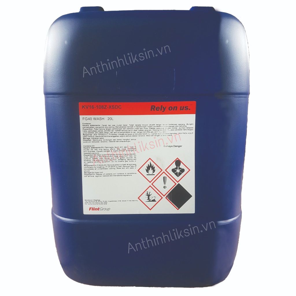 Dung dịch vệ sinh lô in và tấm cao su in Premier Wash 40