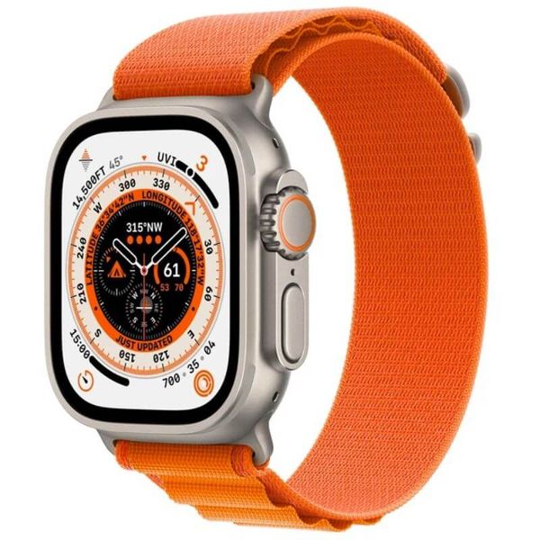 Apple Watch 49 mm LL_A - Dây Alpine Loop màu cam