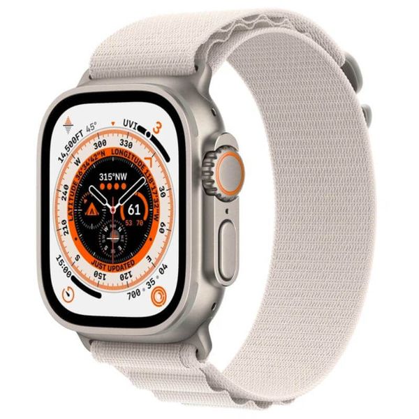 Apple Watch 49 mm LL_A - Dây Alpine Loop màu trắng