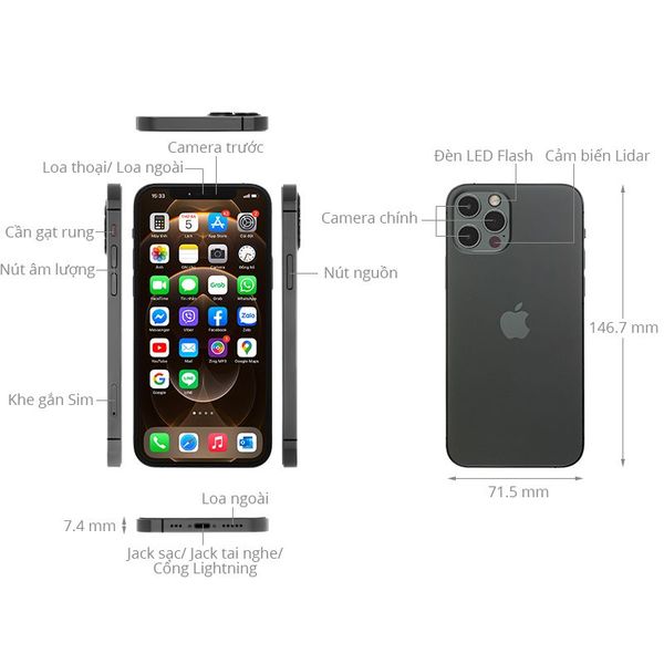 iPhone 12 Pro cấu hình chi tiết