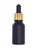 Bộ Chai Chiết Mỹ Phẩm Tinh Chất Serum thủy tinh Thân Đen Nhám 5ml - 50ml