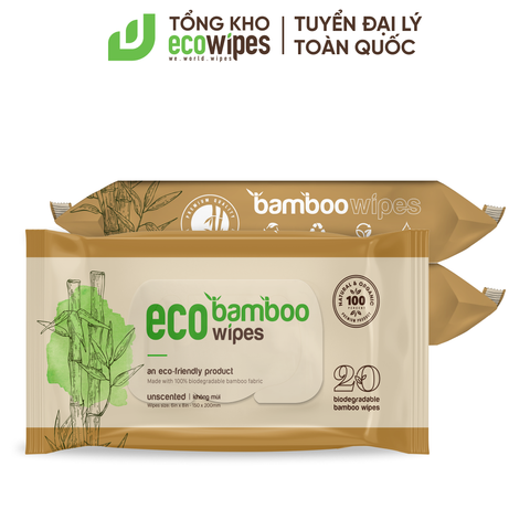 Khăn ướt vải sợi tre EcoBamboo
