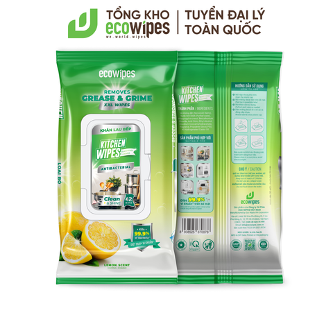 Khăn ướt lau bếp Kitchen Wipes