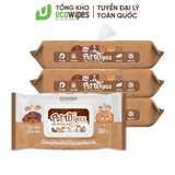  Khăn ướt vệ sinh thú cưng Pet Wipes gói 50 tờ 