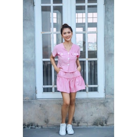 Set bộ quần váy áo có tay Infashion