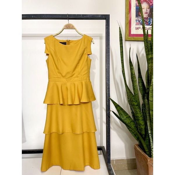Đầm công sở 3 tầng Infashion