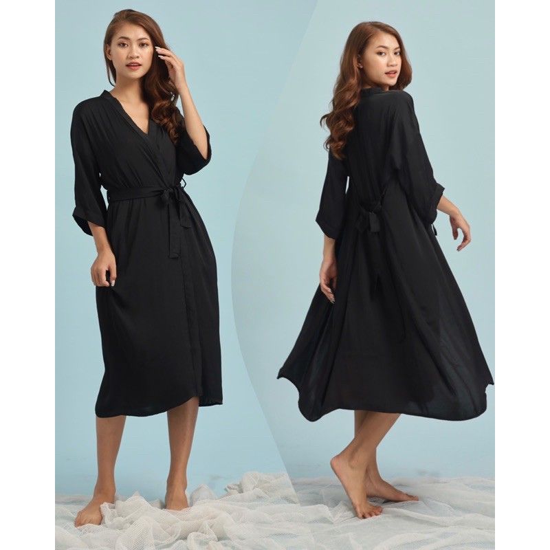 Áo choàng ngủ kimono Infashion