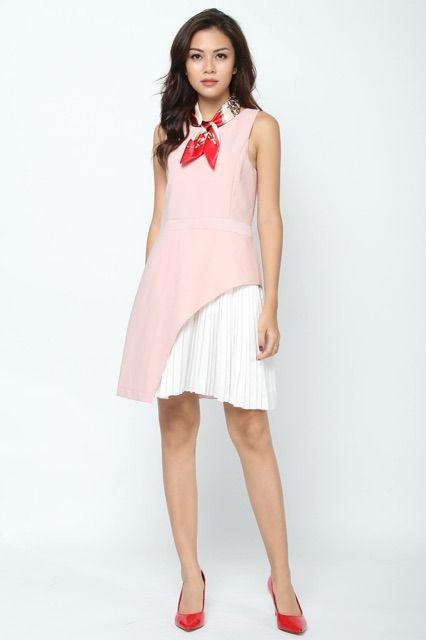 Đầm lệch tà (dimanche) infashion