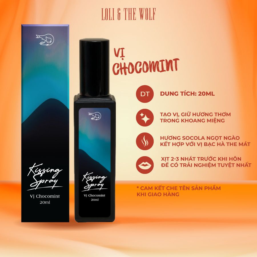  Set Kissing Spray 2 vị Dưa Hấu - Chocomint 