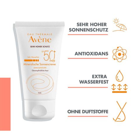  Kem chống nắng khoáng chất Avene Spf 50+, 50ml 